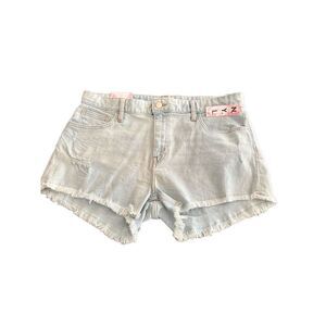 New York Laundry Vintage High Rise Light Wash Womens Denim Shorts size 13